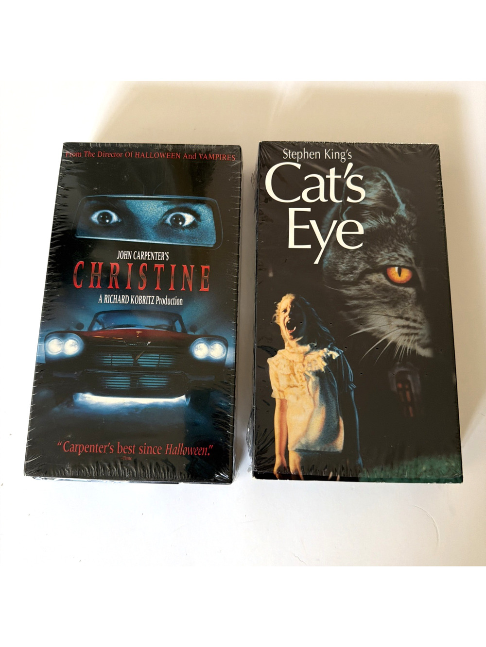 CHRISTINE (VHS) John Carpenter & The Cat's Eye Stephen King Classic 1980s Horror